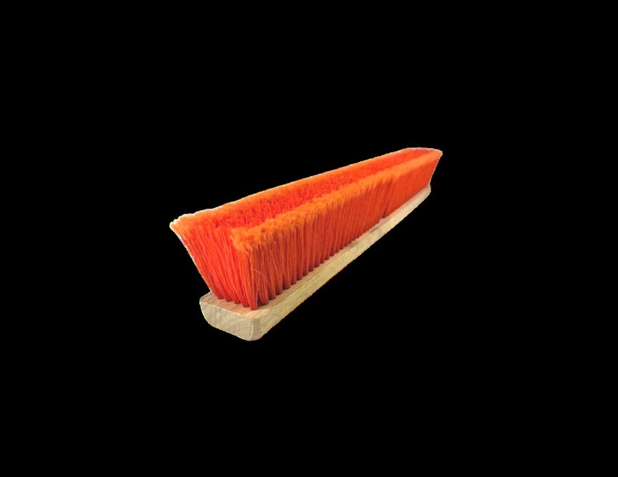 Flagged Orange Border / Stiff Orange Center Floor Brush