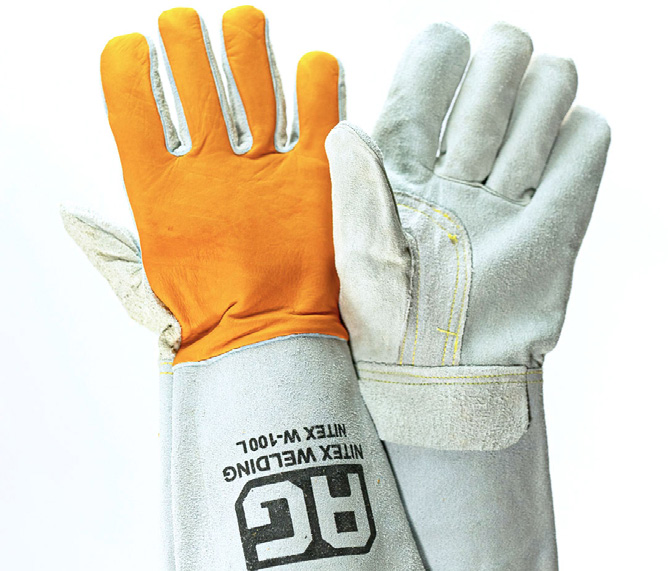 AG W-100 Premium Grain Cowhide Welding Gloves