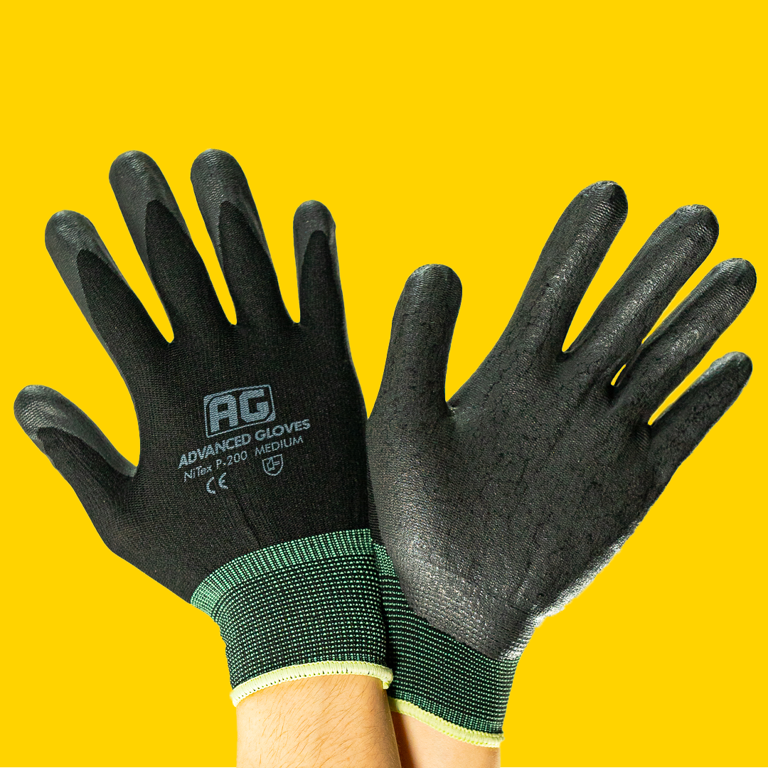 NiTex P-200 Nitrile Foam Coated Work Gloves — Untagged, Packed by the Dozen