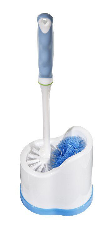 Better Grip Toilet and Rim Bowl Brush with Caddy