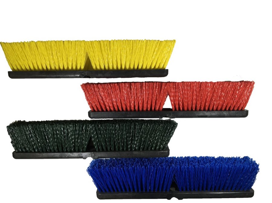 Color-Coded Polypropylene Garage Brush