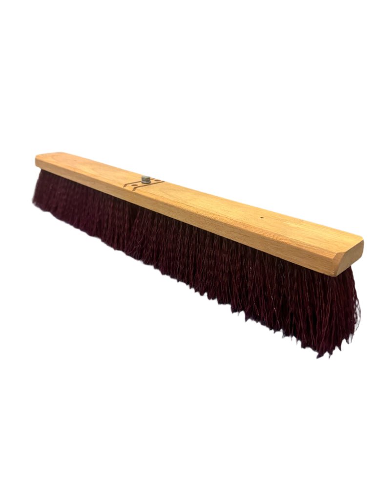 Bolt-On Style Maroon Polypropylene Floor Brush