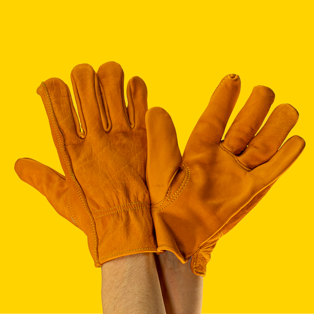 AG S-411 Premium Grain Cowhide Driver Gloves