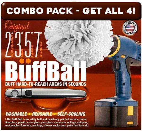 Flitz Buff Ball Combo Pack