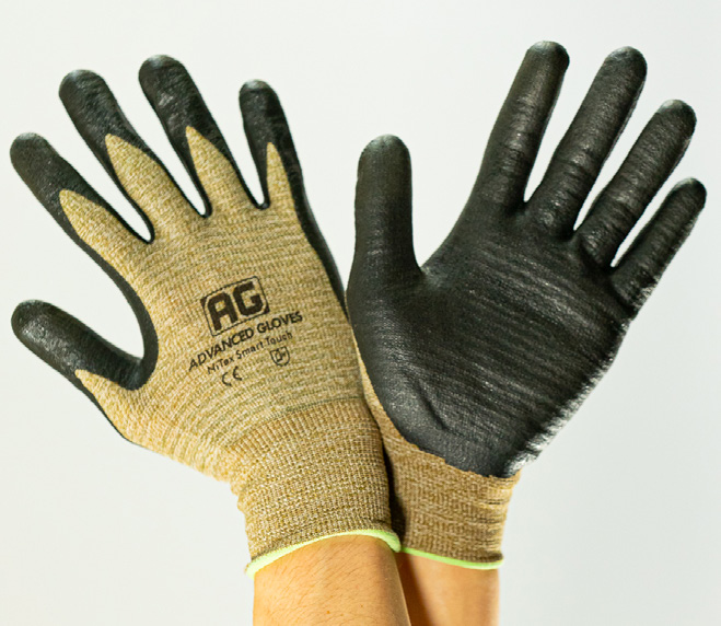 NiTex KT-200 Touchscreen Work Gloves — Khaki
